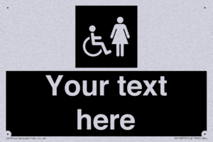 Custom information: black panel disabled and female